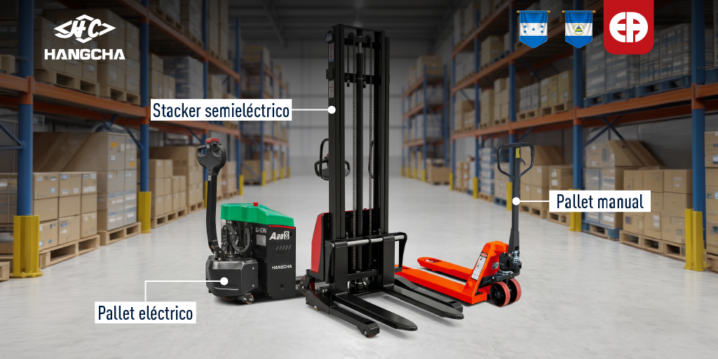 ¿Su bodega está lista para producir más? Optimice sus operaciones con los pallets y stackers Hangcha