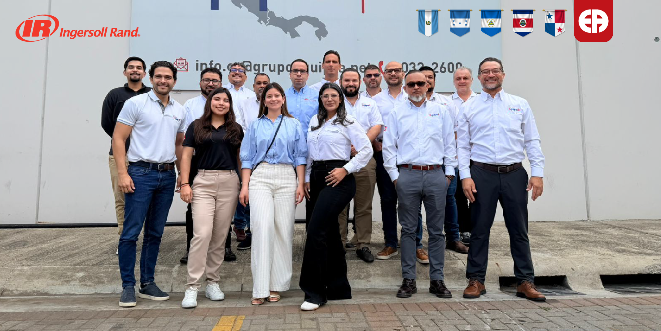 Entrenamiento en Sopladores de Aire Robuschi de Ingersoll Rand fortalece al equipo de Equipsa